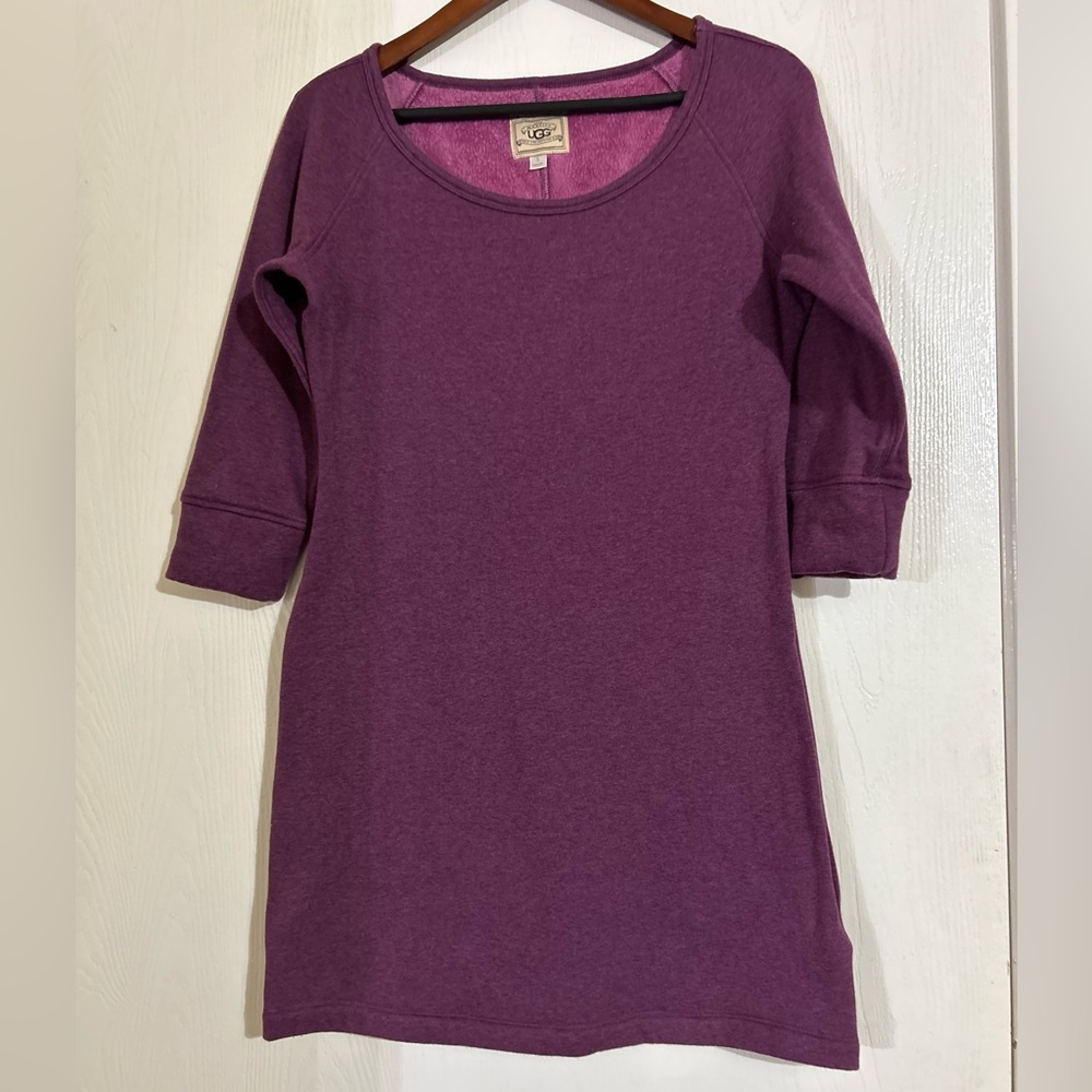 UGG ‘Lirette’ Fleece Dress Purple Size S